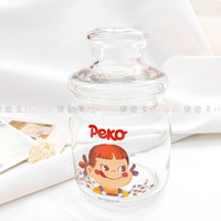 玻璃糖果罐 500ml-不二家 PEKO 三麗鷗 Sanrio 日本進口正版授權