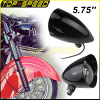 Vintage Headlight LED Motorcycle High Low Beam Universal Retro Head Light For Harley Honda Yamaha Suzuki Kawasaki Hyosung Buell