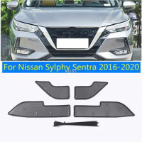 Car Styling front Grill Insect Net Insect Screening Mesh Protection Cover Trim Accessories For Nissan Sylphy Sentra 2016-2020