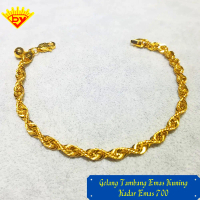 Gelang Rantai Tambang Emas Kuning Terbaru Kadar Emas 700