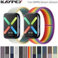 Nylon Loop Woven Strap for OPPO Smart Watch Wearable Wrist Band For OPPO watch 41mm 46mm Watchband Sport Loop Bracelet