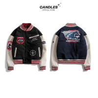 Áo Khoác Candles True Compound Varsity Jacket Oversized Unisex