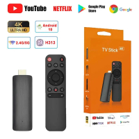 TV Stick 4K แอนดรอยด์ทีวีสติ๊ก Android TV 11.0 พร้อมแอพ netlfix youtube TV box รองรับ Google Assista