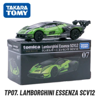 Takara Tomy Tomica Premium TP07. LAMBORGHINI ESSENZA SCV12 Scale Car Model Replica Vehicle Miniature, Kids Xmas Gift Toy for Boy