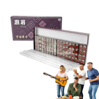 Travel Size Mahjong Set Mahjong Board Game Set For Adults And Family Portable Mini Chinese Mahjong Set Student Dormitory
