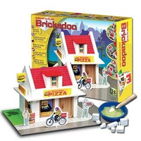 【荷蘭Brickadoo】益智建築玩具-披薩店(Pizza店)