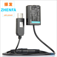 fw50 dummy battery 5V USB AC-PW20 Power Adapter For Sony A7M2 A7R2 A7S A7S2 NEX-7 5N F3 5R 6 3 Alpha 7R II Camera A3000 A5000