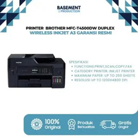 Printer Brother MFC-T4500DW Duplex Wireless Printer Inkjet A3 Garansi Resmi