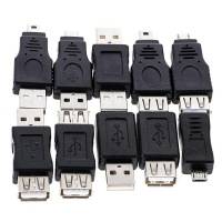 【易控王】USB轉Type-B公母轉接頭 轉接器 Type-B 轉 USB 公對母 母對公 (40-747-01)
