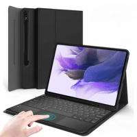 Keyboard Case for Samsung Galaxy Tab S9 Plus Fe 12.4 Tablet Case Wireless Bluetooth with Touch Pad for Galaxy Tab S7 S8 Plus Fe