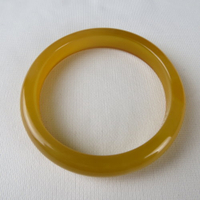 天然黃色瑪瑙手鐲#1792 60.5mm