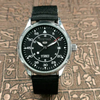 Original 2023 New for Seiko 5 Men's Automatic Mechanical Watch Canvas with Luminous Men's Watch Luxury Watch Men Wrist Automatic
