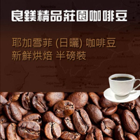 耶加雪菲(日曬)咖啡豆 G1 -半磅【良鎂咖啡精品館】