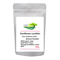 95% Natural Sunflower Lecithin Powder, Eliminate Fatigue,Intensify The Brain Cells Free Shipping