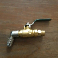 Kran Jet Cleaner bengkok - Kran Mesin Steam Bengkok Morris NLG Anlu PART SRIKANDI COOL