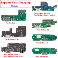 USB Charging Port Flex Support Fast Charging For Xiaomi Redmi Note 4 4A 4x 5 5A 5PLUS Pro Global Dock Charger Connector Flex