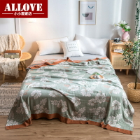 老式復古棉+竹纖維毛毯空調毯子毛巾被單雙人沙發毯午睡蓋毯床單