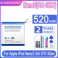 GUKEEDIANZI Battery Nano2 Nano3 Nano4 Nano5 Nano6 Nano7 For Apple iPod Nano 2 3 4 5 6 7/2G 2nd 3rd 3TH 3Gen 4th 5G 5th 6th 7th