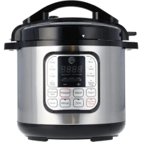 Electric Pressure Cooker 10 in 1 Multifunctional, Slow Cooker, Rice Maker, Programmable with 18 Cooking Presets, Non-Stick, 6 Qt