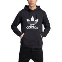 【Adidas 愛迪達】 TREFOIL HOODY 連帽長袖T恤 男 - IM4489