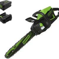 2024 New 60V 18" Brushless Cordless Chainsaw, 4.0Ah Battery and Charger Included | USA | NEW