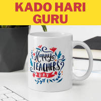 Kado Hari Guru / Happy Teacher Day / Gelas Custom untuk kado Guru / Cetak Mug Custom Sekolah