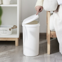 【全場免運】室內夾縫一按彈蓋辦公室家用塑料桶廚房衛生間垃圾桶 日式垃圾桶