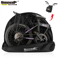 Rhinowalk 14"-20" Folding Bike Carry Bag Foldable Bike Storage Bag Cover Portable Fold Bicycle Carrying Bag For Brompton 3Sixty
