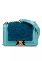 CHANEL 二手 Chanel 小號羊毛男童皮包