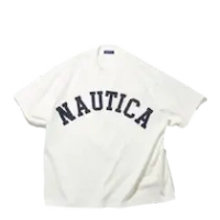 NAUTICA JP ARCH LOGO TEE WHITE