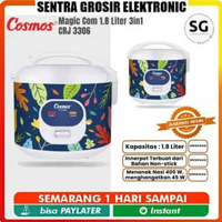 Magic Com Rice Cooker Cosmos CRJ 3306 / CRJ3306 / CRJ-3306 EXTRAPACKING