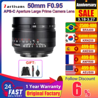 7 artisans 7artisans 50mm F0.95 APS-C Aperture Large Prime Camera Lens for Sony E Canon EOS-M Canon RF Fuji FX Nikon Z Micro 4/3