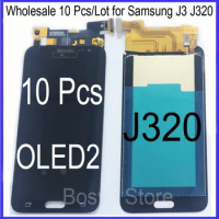 Wholesale 10 Pieces/Lot for Samsung J3 2015 J320 LCD Screen display with touch Digitizer assembly OLED2