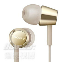 【曜德】SONY MDR-EX155 金色 細膩金屬 耳道式耳機  ★ 送收納盒 ★