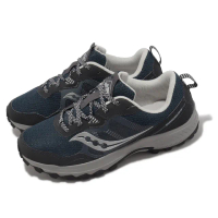 【SAUCONY 索康尼】越野跑鞋 Excursion TR16 2E 寬楦 男鞋 海軍藍 銀 戶外 運動鞋 索康尼(S2074550)