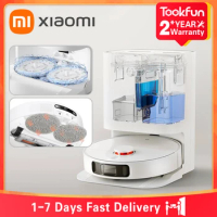 XIAOMI MIJIA Self Cleaning Robot Vacuum Mop 2 Pro For Home Cleaner 4000PA Cyclone Suction Smart Dust Collection Auto Empty Dock