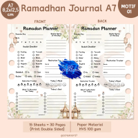 Gocreation17 Kertas Isi Binder Ramadhan Planner Ramadan Jounal Motif Premium A7 Notes Paper