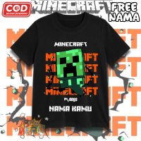 Kaos Anak MINECRAFT - T SHIRT Anak MINECRAFT - Kaos Anak Free Nama Fashion