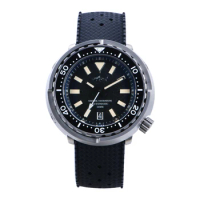 Heimdallr Mens Dive Watches Titanium Tuna Automatic Watch Mechanical Wristwatch 20Bar Waterproof Luminous Ceramic Bezel Sapphire