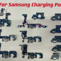 USB Charging Port Connector Board Flex Cable With Mic Microphone For Samsung Galaxy S8 S9 PlusS20FE S20plus Note10 note9 note8