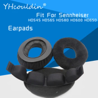 YHcouldin EarPads For Sennheiser HD545 HD565 HD580 HD600 HD650 Headphone Headpad Sheepskin Replacement Accessaries