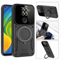 For Xiaomi Redmi Note 9 Case Magsafe Stand Ring Magnetic Ring Holder Protection Cover For Redmi Note9 Kickstand Cases
