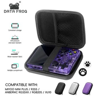 Data Frog Protable Handheld Bag for RG35XX Plus Case for ANBERNIC RG35XX Case for R35S RGB20S Accessories for Miyoo Mini Plus