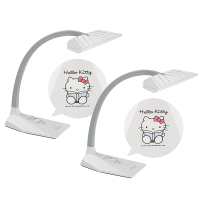 【Anbao 安寶】Hello Kitty LED護眼檯燈(AB-7755A白色/兩入組)