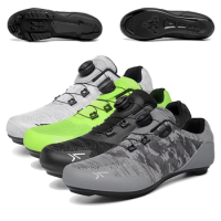 Flat Cycling Shoes for Men and Women, Sports Shoes, Road Bike, Racing Sneakers, Bicycle, Mountain Bike, Speed Riding, MTB, 37-47