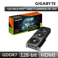 Gigabyte技嘉 GeForce RTX 5060Ti GAMING OC 16G 顯示卡 GV-N506TGAMING OC-16GD RTX5060Ti