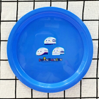 【震撼精品百貨】Shin Kan Sen 新幹線 三麗鷗新幹線兒童塑膠餐盤-藍#04855 震撼日式精品百貨