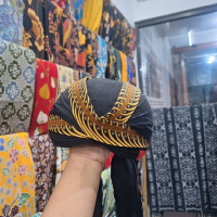 Blangkon Hitam Iqna Batik Purwodadi