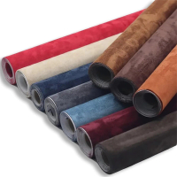 1pc Artificial PU Leather Car Interior Wrapping Film - DIY PU Leather Compatible for Dashboard, Seat