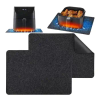 Heatproof Mat For Blenders Univeersal Heat-resistant Washable Air Fryer Pads Multipurpose Non-slip Countertop Air Fryers Mats